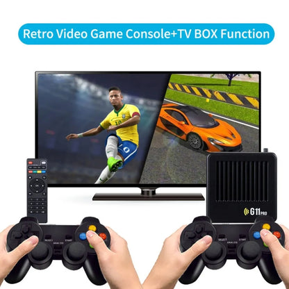 G11 PRO Game Machine TV Box Dual System HDMI HD 4K Retro Arcade, Style: 256G+Charging Handle - Pocket Console by buy2fix | Online Shopping UK | buy2fix