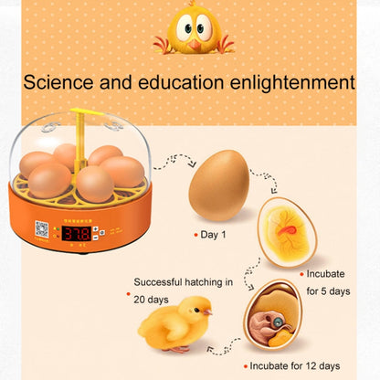 6-Eggs Small Household Experimental Children Smart Chicken Incubators, Spec: Manual EU Plug - Incubators by buy2fix | Online Shopping UK | buy2fix