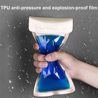 TPU Transparent Touch Screen Phone 30m Waterproof Bag Outdoor Rafting Phone Case(Rose Gold) - Waterproof Bag by GUANGTU | Online Shopping UK | buy2fix