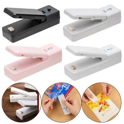 USB Charging Mini Magnetic Sealing Machine Portable Sealing Clip Food Moisture-proof Sealer(White) - Preservation Supplies by buy2fix | Online Shopping UK | buy2fix