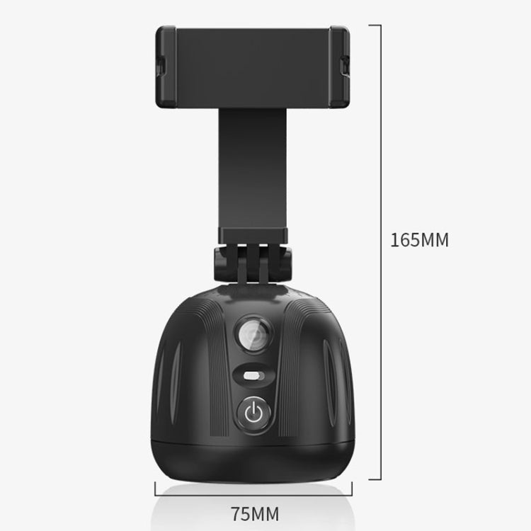 360 Degree Intelligent Follow Live Video Recording Desktop Stabilizer(Black) - Handheld Gimbals by buy2fix | Online Shopping UK | buy2fix