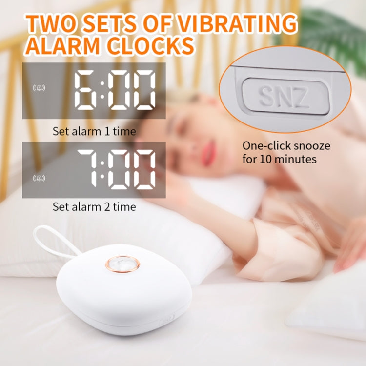 Silent Vibrating Alarm Clock with Multiple Functions for Hearing-impaired People(TS-BC680) - Novelty Clock by buy2fix | Online Shopping UK | buy2fix