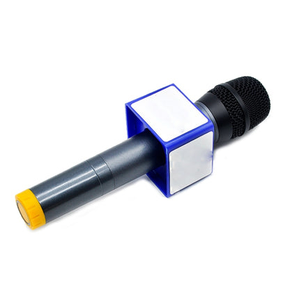 Interview Microphone Logo Flag Station, Spec: Square Blue - Microphone by buy2fix | Online Shopping UK | buy2fix