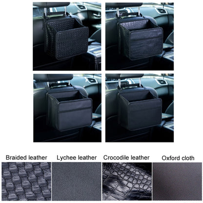 Car Hanging Garbage Bag Multifunctional Folding Storage Box, Model: H611 Woven Pattern - Stowing Tidying by buy2fix | Online Shopping UK | buy2fix