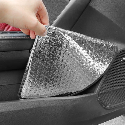 40cm Car Steering Wheel Cooling Insulating Aluminum Foil Sunshade - Window Foils & Solar Protection by buy2fix | Online Shopping UK | buy2fix
