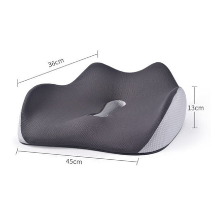 BEWALKER Slow Rebound Memory Foam Cushion Thickened Breathable Office Chair Seat Pad(Grey) - Cushions & Pillows by BEWALKER | Online Shopping UK | buy2fix