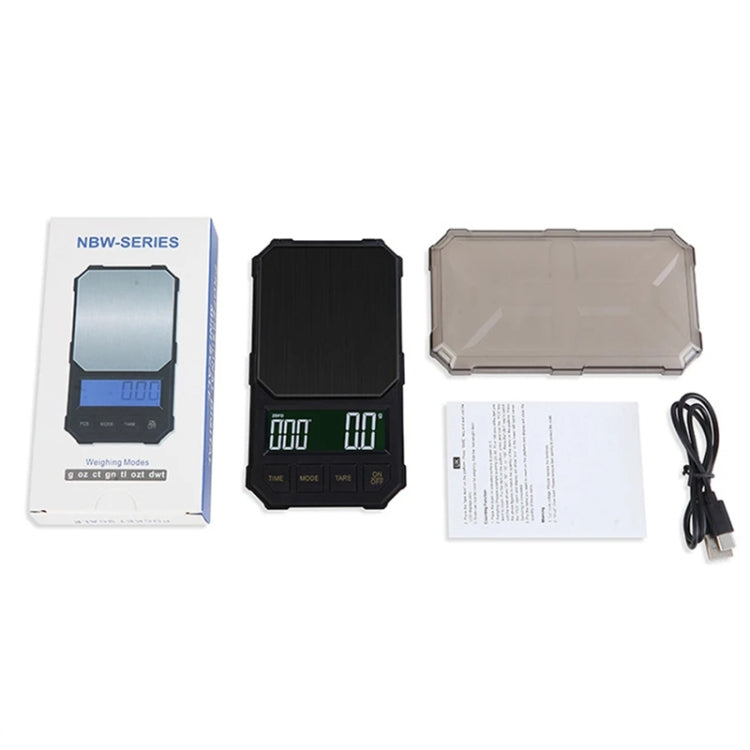 Battery Model 2kg/0.1g Portable Toolbox Digital Scale Jewelry Weighing Tool with Timing - Jewelry Scales by buy2fix | Online Shopping UK | buy2fix