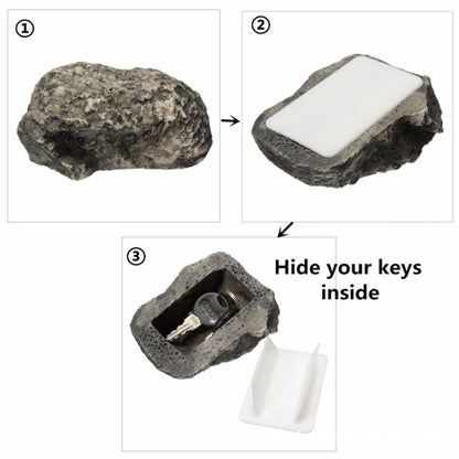 Simulated Stone Pine Nut Safe Key Box For Hiding Private Money, Shape: Stone - Safety Box by buy2fix | Online Shopping UK | buy2fix