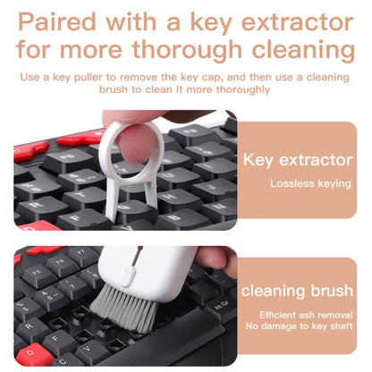 Q10S 10-in-1 Multifunctional Computer Phone Keyboard Cleaning Kit(White Orange without Liquid) - Other Accessories by buy2fix | Online Shopping UK | buy2fix