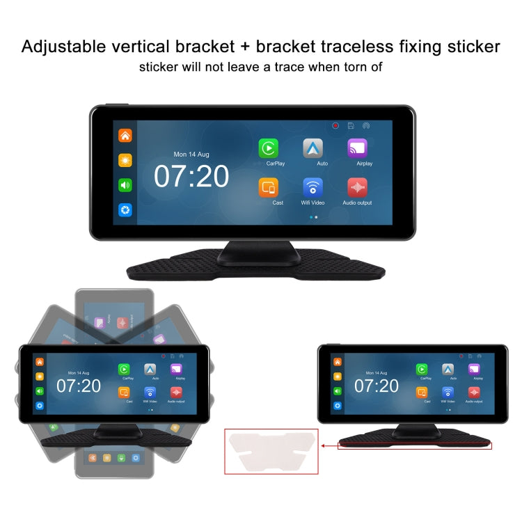 6.86 Inch 4KDVR Smart Screen Player, Specification: Standard+Reversing Camera - Car MP3 & MP4 & MP5 by buy2fix | Online Shopping UK | buy2fix