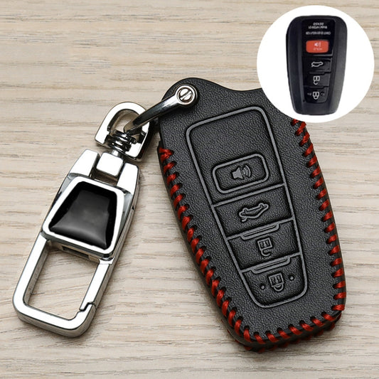 For Toyota Car Key Cover Multifunctional Keychain Anti-lost Number Plate, Style: F4 - Car Key Cases by buy2fix | Online Shopping UK | buy2fix