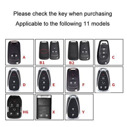 For Chevrolet Car Key Cover Multifunctional Keychain Anti-lost Number Plate, Style: H6 - Car Key Cases by buy2fix | Online Shopping UK | buy2fix