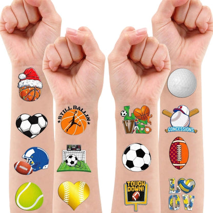 20Sheets /Pack  (2400 Stickers Total) Sports Ball Stickers for Scrapbooking, Crafting(Football) - Sticker by buy2fix | Online Shopping UK | buy2fix