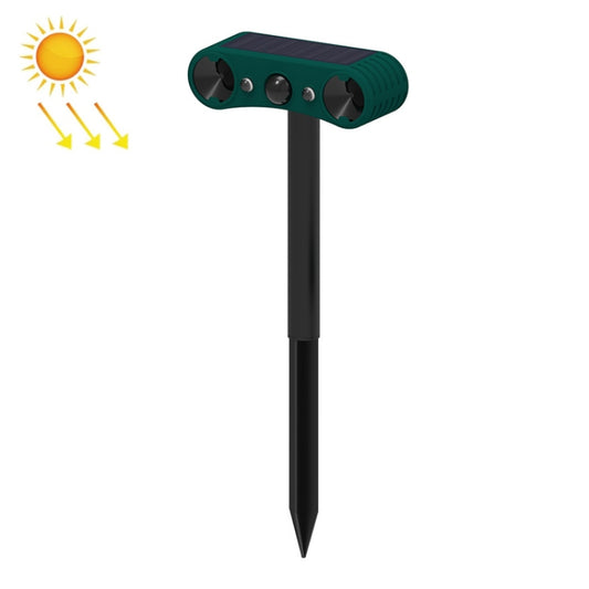 N911W Solar Powered Mouse Repeller Alarm Infrared Sensor Animal Repellent(Green) - Outdoor Insect Repellent by buy2fix | Online Shopping UK | buy2fix