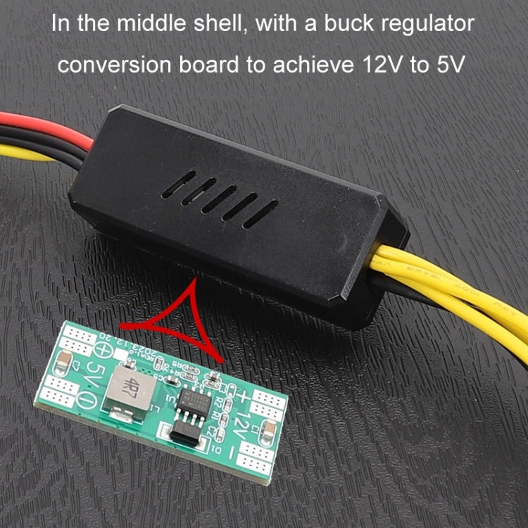 Adapter DC 5.5 x 2.5mm To Hard Disk Power Supply Cable, Model: DC To 4Pin One To Three - eSATA & SATA & IDE by buy2fix | Online Shopping UK | buy2fix