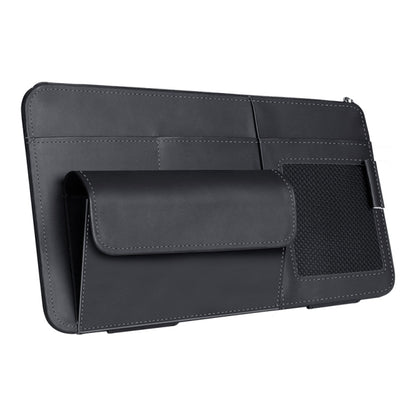 Multi-functional Car Sunshade Sunglasses ID Ticket Storage Bag Car Sun Visor Eyeglasses Case(Black) - Stowing Tidying by buy2fix | Online Shopping UK | buy2fix