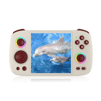 ANBERNIC RG Cube Retro Handheld Game Console With 3.95 Inch Screen T820 CPU Android 13 RGB Light With 256G TF Card(Gray) - Pocket Console by ANBERNIC | Online Shopping UK | buy2fix