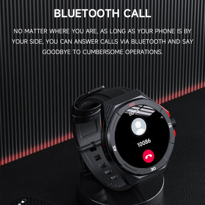 LOKMAT COMET2 PRO 1.46-Inch 5ATM Waterproof Bluetooth Call Smart Watch, Color: Black Leather - Smart Watches by LOKMAT | Online Shopping UK | buy2fix