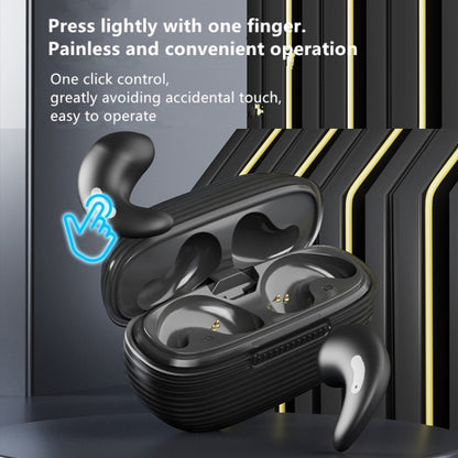 OWS Sleep Bluetooth Earphones With Charging Compartment, Color: Black Wih Silicone Case - Bluetooth Earphone by buy2fix | Online Shopping UK | buy2fix