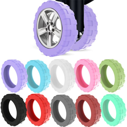 8pcs /Set Luggage Wheel Silicone Protective Cover Swivel Chair Wheel Sound Reducing Cover, Size: Small 4-5cm Wheels(4 Generation Pink) - Accessories by buy2fix | Online Shopping UK | buy2fix