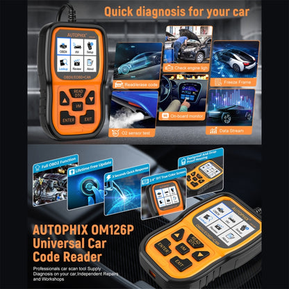 AUTOPHIX OM126P OBD2 Automotive Scanner Car Engine Diagnosis Tool - Electronic Test by AUTOPHIX | Online Shopping UK | buy2fix