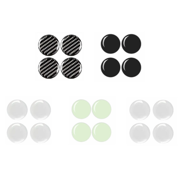 10pcs Car Modification Protection Keyhole Anti-Blocking Sticker(Carbon Fiber Black) - Decorative Sticker by buy2fix | Online Shopping UK | buy2fix