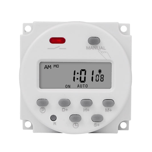 SINOTIMER CN101S-5V 1 Second Interval Digital LCD Timer Switch 7 Days Weekly Programmable Time Relay - Switch by SINOTIMER | Online Shopping UK | buy2fix