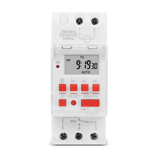 SINOTIMER TM919B-1 110V 30A Programmable Digital Timer Switch Automatic Cycle Timing Controller - Switch by SINOTIMER | Online Shopping UK | buy2fix