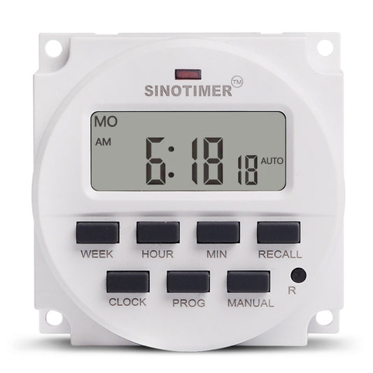 SINOTIMER Programmable Timer Switch Time Controller, Model: TM618H-3 24V - Digital Countdown by SINOTIMER | Online Shopping UK | buy2fix