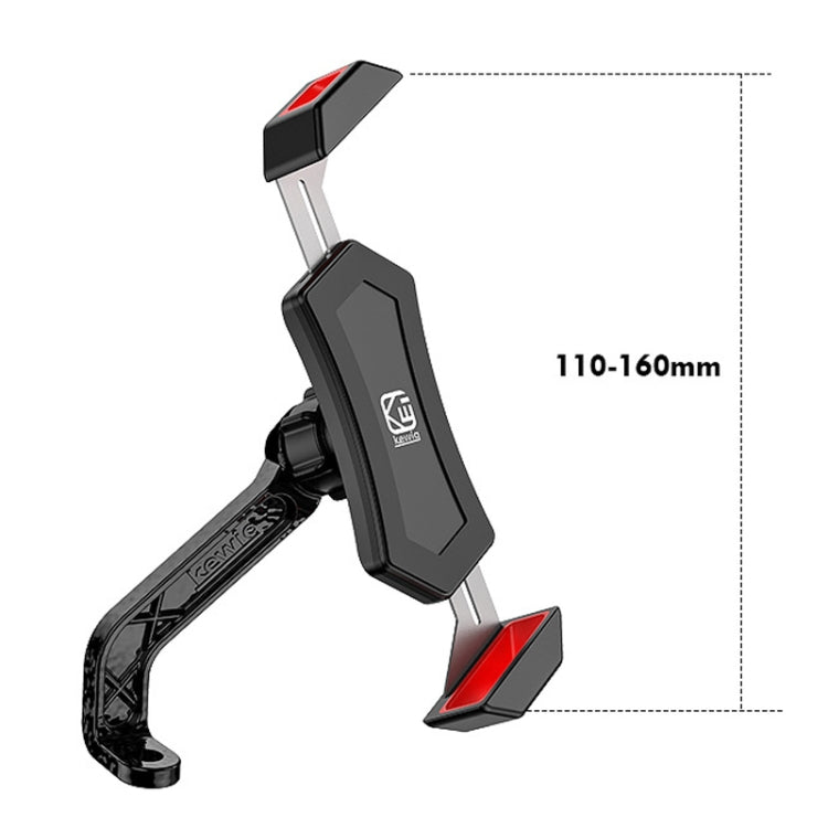 Kewig Bicycle 2 Claws Navigation Bracket Outdoor Cycling Cell Phone Holder With Safety Lock, Model: M12-A - Holder by Kewig | Online Shopping UK | buy2fix