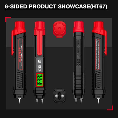 HABOTEST Wood Moisture Content Rapid Tester - PH & Moisture Meter by HABOTEST | Online Shopping UK | buy2fix