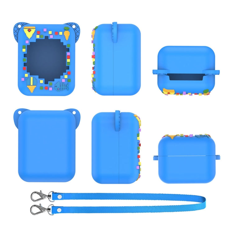 For Bitzee Electronic Pet Machine Silicone Protective Case(Blue) - Accessories by buy2fix | Online Shopping UK | buy2fix