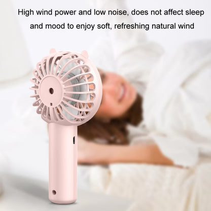 Mini USB Handheld Fan Rechargeable Portable Desktop Phone Holder(White) - Electric Fans by buy2fix | Online Shopping UK | buy2fix