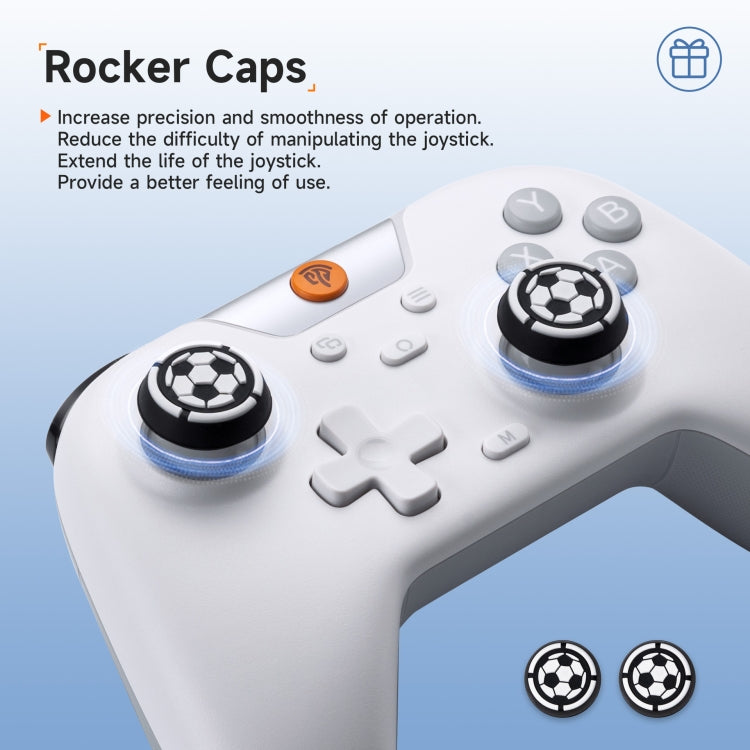 EasySMX X05 Wireless Gamepad Hall RGB Effect Controller For PC / Phone / Switch / Steam Deck(White) - Gamepads by EasySMX | Online Shopping UK | buy2fix