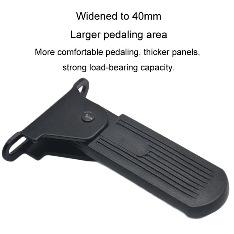 Electric Vehicle Folding Front Footrest Electric Moped Front Pedal, Model: 5cm Iron - Others by buy2fix | Online Shopping UK | buy2fix