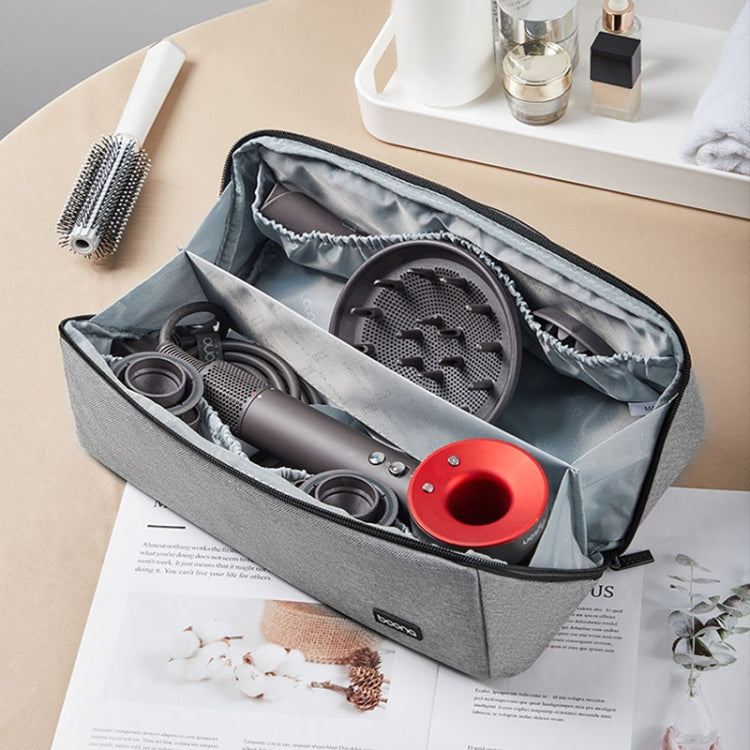 For Dyson Baona BN-DS010 Large Capacity Waterproof Hair Dryer Storage Bag(Gray) - For Dyson Accessories by Baona | Online Shopping UK | buy2fix