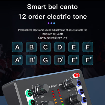 M8 Recording And Singing Live Bluetooth Sound Card Set, Color: Black Tripod - Live Sound Effects Processors by buy2fix | Online Shopping UK | buy2fix