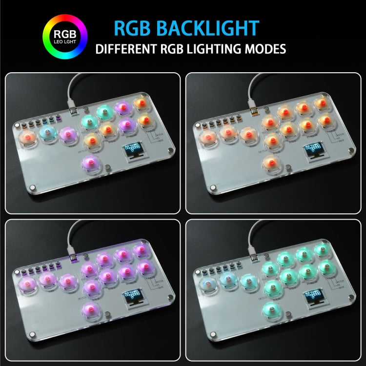 Multiple RGB Light Effect Gaming Keyboard Compatible With PC / Switch / PS3 / PS4 - Gamepads by buy2fix | Online Shopping UK | buy2fix