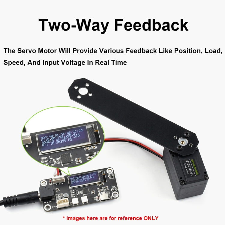 Waveshare 25127 20kg.Cm 106PRM High Speed Bus Servo Motor(ST3215-HS) - Motor Module by Waveshare | Online Shopping UK | buy2fix