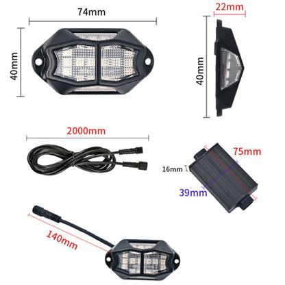 12 in 1 Car Chassis Light RGB Colorful Atmosphere Light - Atmosphere lights by buy2fix | Online Shopping UK | buy2fix