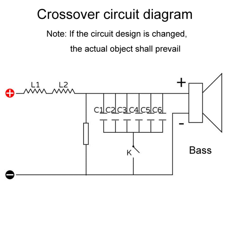 WEAH-93 220W Single Pure Bass Crossover Board Hi-Fi Speaker Conversion Divider - Audio Crossover by buy2fix | Online Shopping UK | buy2fix