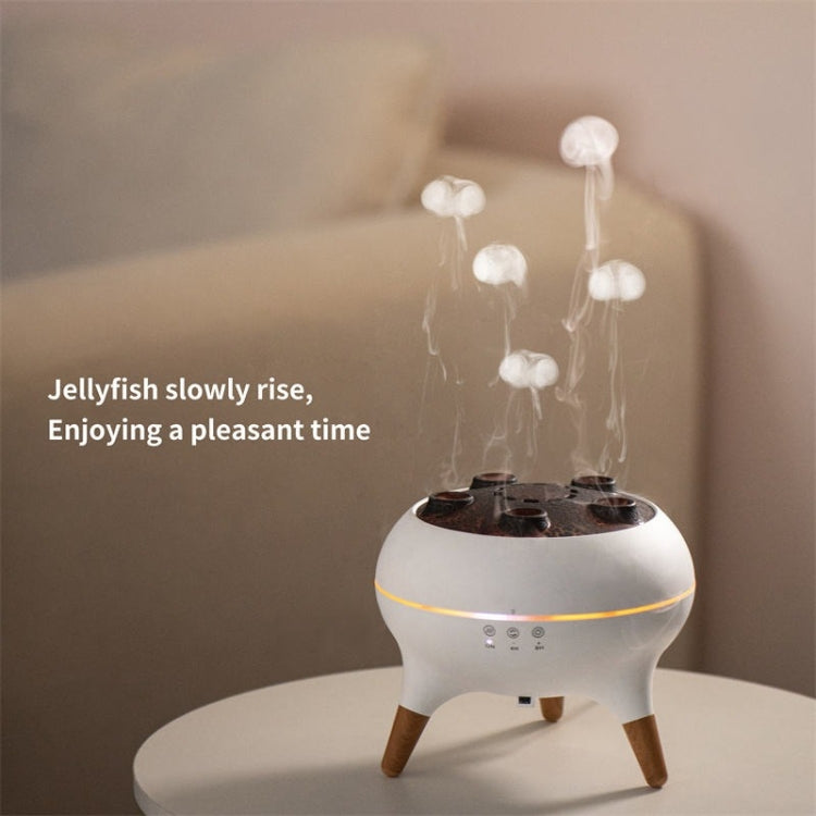 Dynamic Multi-Spray Aromatherapy Diffuser With Colorful Lights Remote Control Humidifier US Plug(V80 Spit Circle Upgrade Model) - Air Purifiers & Accessories by buy2fix | Online Shopping UK | buy2fix