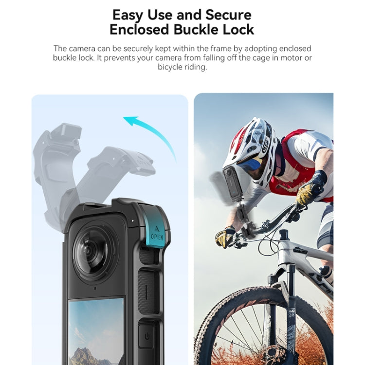 For Insta360 X4 aMagisn Quick-release Plastic Rabbit Cage Expansion Frame - Mount & Holder by aMagisn | Online Shopping UK | buy2fix