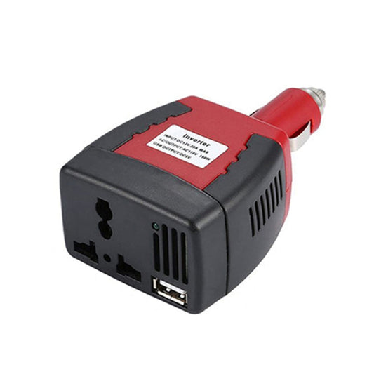 75W Car Inverter Voltage Conversion USB Port Charger, Color: 12V To 110V 2.1A Black - Modified Square Wave by buy2fix | Online Shopping UK | buy2fix