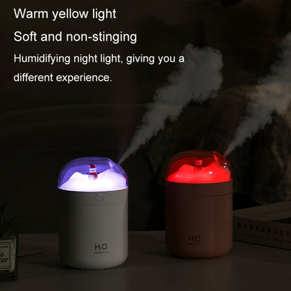 500ml Snowman Humidifier USB Desktop Large Capacity Colorful Ambient Light Air Humidifier(White) - Air Purifiers & Accessories by buy2fix | Online Shopping UK | buy2fix