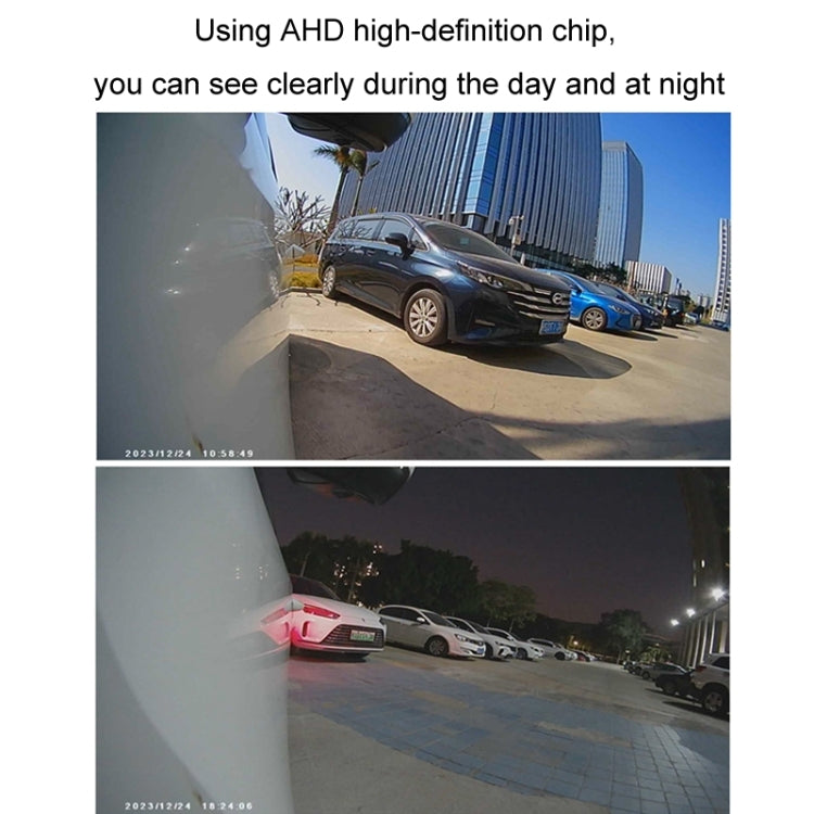 5 Inch AHD Video Monitor Car Reversing High-Definition Camera, Specification: Folding Screen Video Recording + Side Mounting - Rear View Cameras by buy2fix | Online Shopping UK | buy2fix