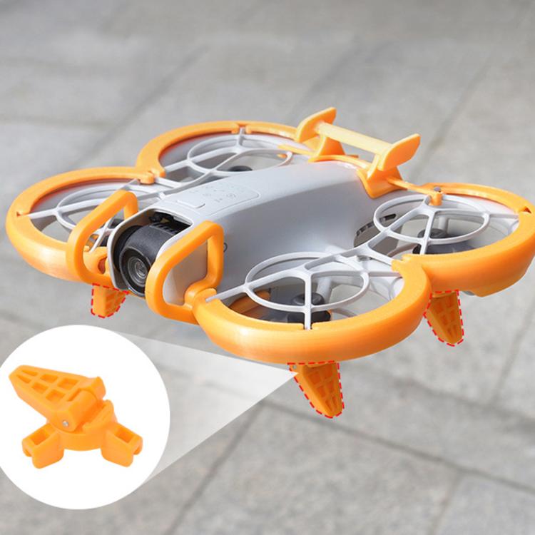 For DJI Neo CQT Booster Landing Gear Folding Small Stand(Orange) - Other by CQT | Online Shopping UK | buy2fix