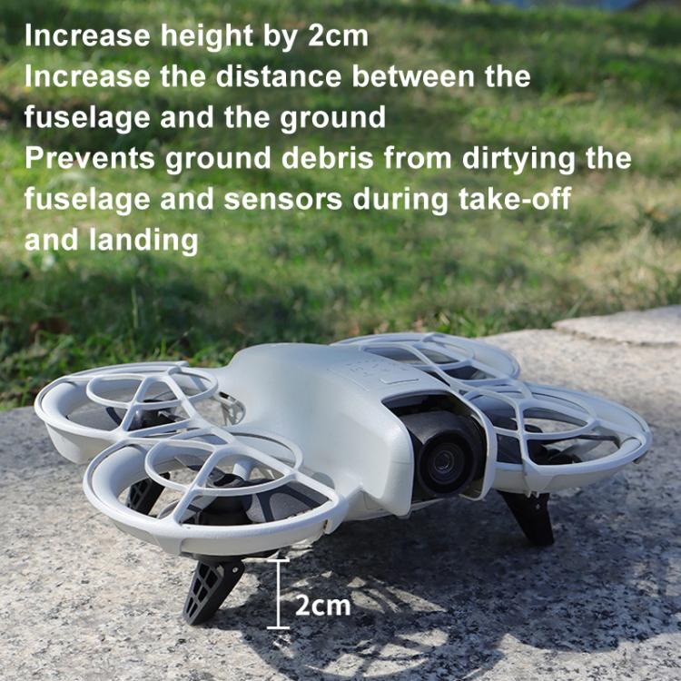 For DJI Neo CQT Booster Landing Gear Folding Small Stand(Gray) - Other by CQT | Online Shopping UK | buy2fix