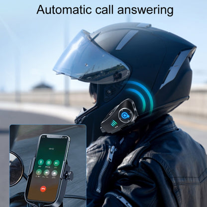 KUQIBAO Q28 Motorcycle Riding Helmet Bluetooth Headset Recorder(2 In 1 Microphone) - Motorcycle Walkie Talkie by KUQIBAO | Online Shopping UK | buy2fix