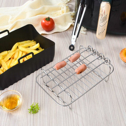 10pcs /Set Air Fryer Baking Accessories Set Kitchen Oven Accessories - Kitchen Machine Accessories & Parts by buy2fix | Online Shopping UK | buy2fix